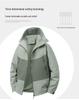 Women's Ski Jacket 2025: New Early Spring Color Block Waterproof Windproof Casual & Workwear Jacket for Men