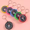 Hiking Pocket Compass Keychain Climbing Navigation Tools Mini Compass Pendant  Hanging Accessory