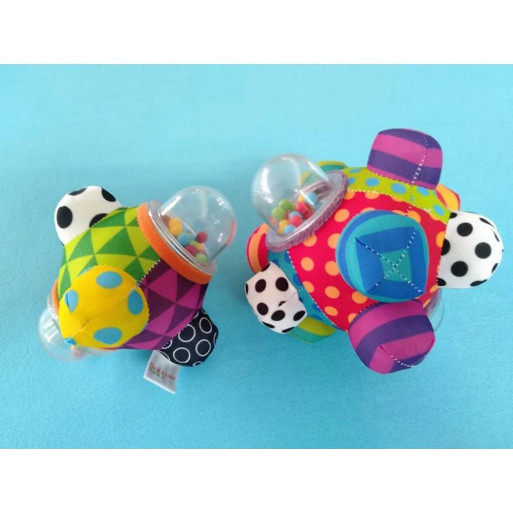 Jucării Zornăitoare pentru Bebeluși Minge Jucărie pentru Bebeluș pentru Nou-născut 0-12 Luni Animale de Pluș Zornăitoare din Material Textil Clopoțel de Mână pentru Bebeluși Jucărie Senzorială Educativă Cadou