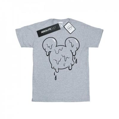 Camiseta masculina com cabeça de sorvete do Mickey Mouse