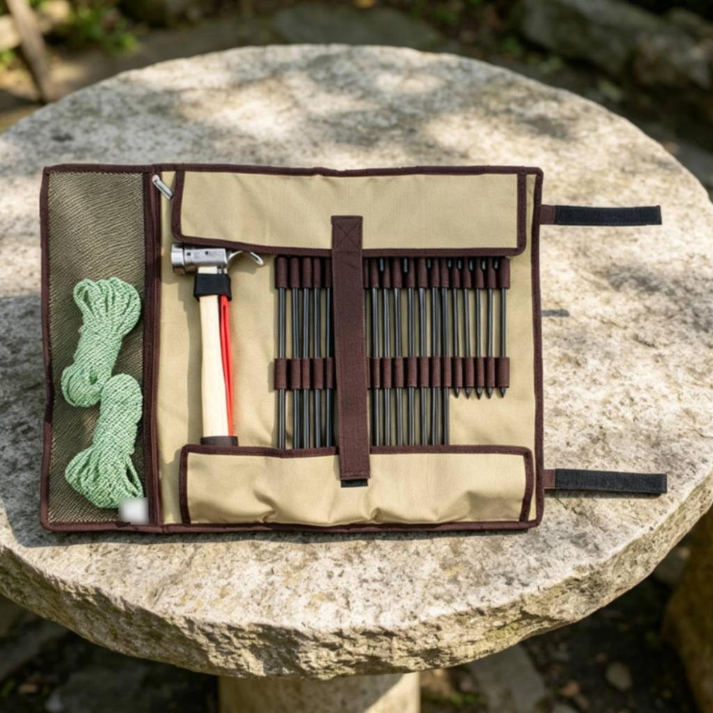 Stake Storage Bag PVC Outdoor Supplies Fold-Unfolded
