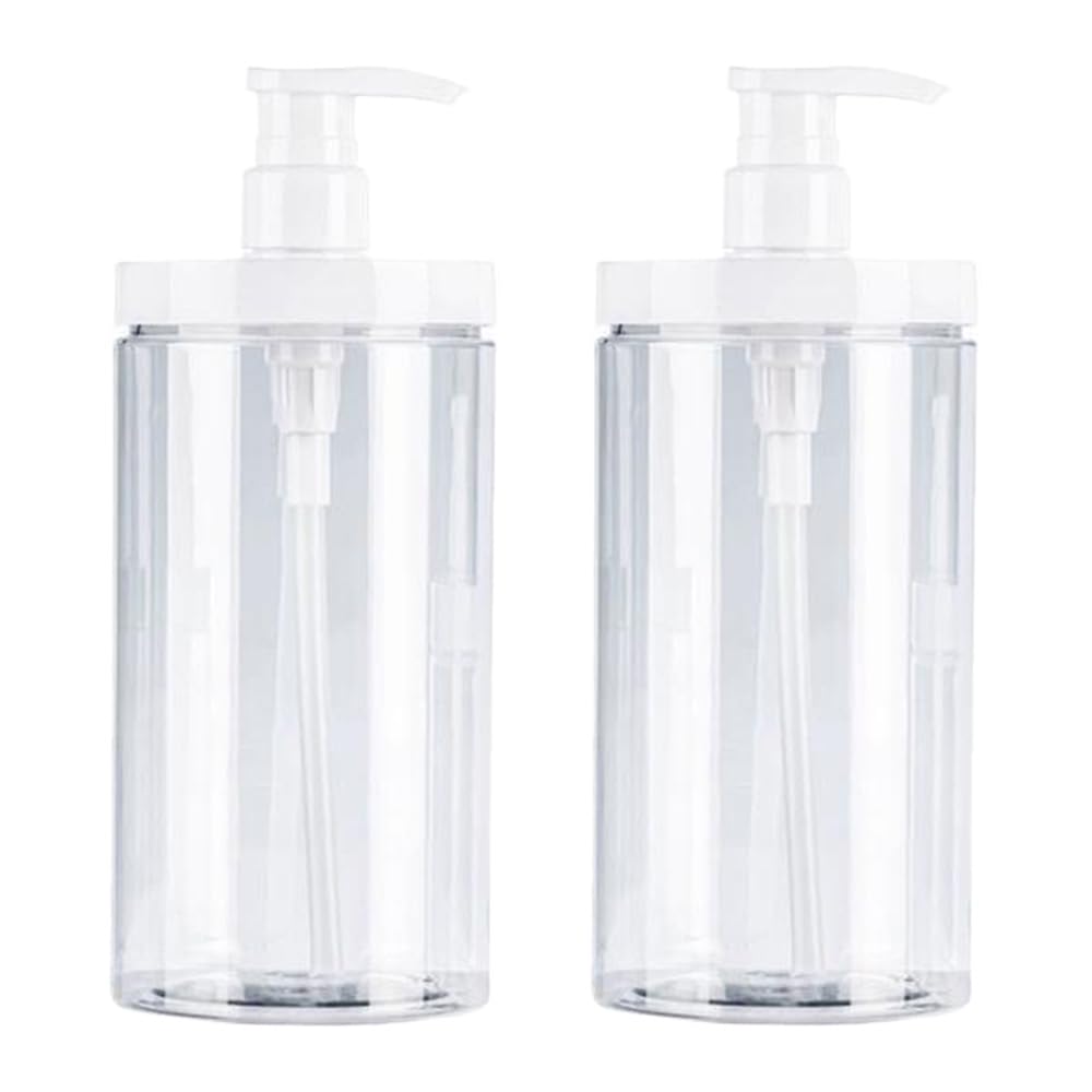 

Shampoo bottle refill 2-piece set large capacity 1000ml dispenser wide mouth suitable bathroom bedroom