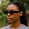 New Vintage Small Frame Oval Sunglasses Female Simple Style UV400 Glasses Fashion Design Sun Glasses Unisex Eye Glasses
