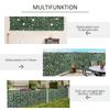 Artificial Hedge Privacy Screen, UV Protected Privacy Screen, Green Balcony Privacy Screens, Fence Privacy Mesh with Leaves, Hedge Fence, 300 x 150 cm