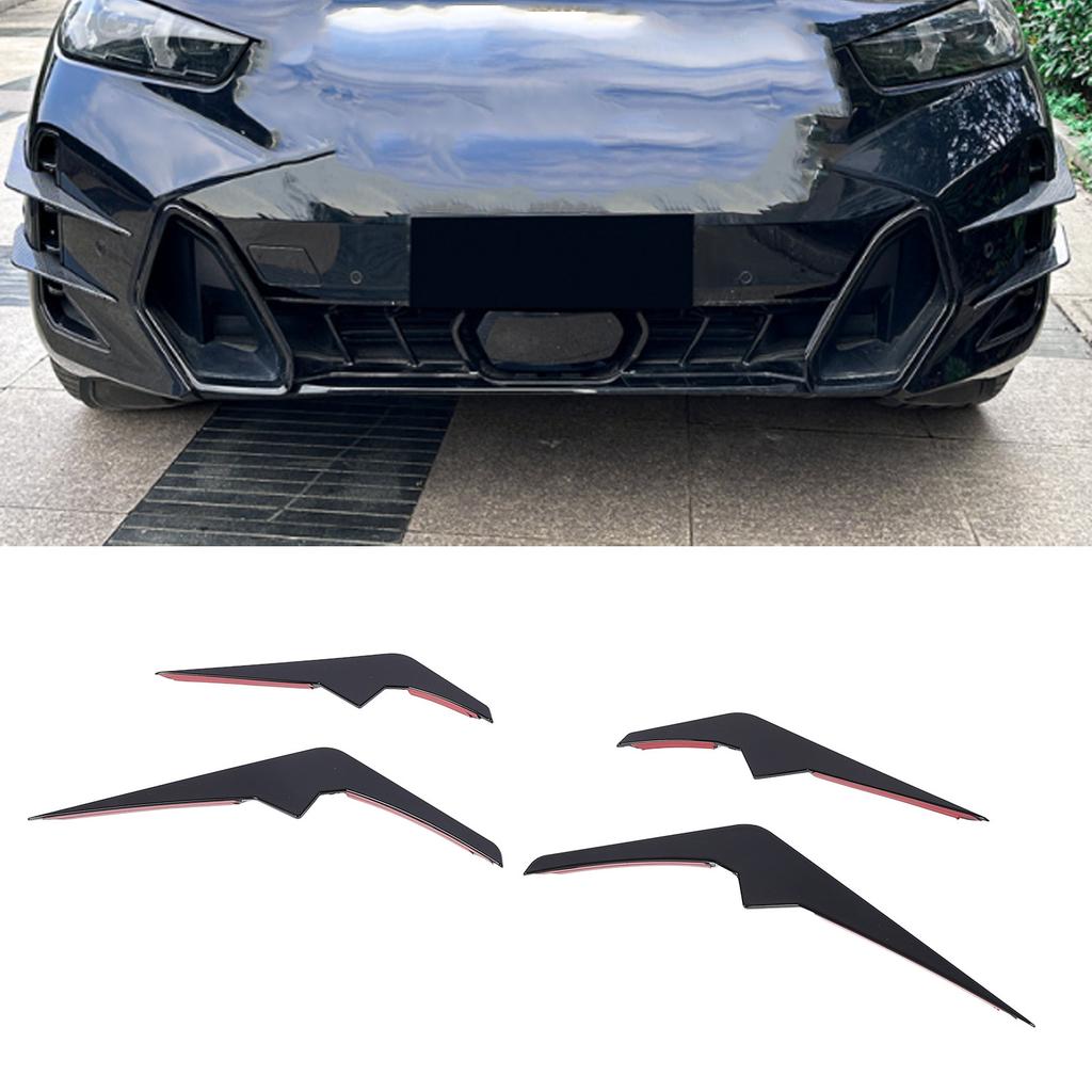 4 ks Spoilery bočních mřížek předního nárazníku Aerodynamické štěpící ploutve náhrada pro X6 G06 LCI M Sport 2023 a novější