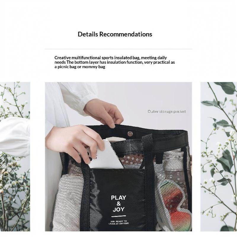 Leakproof Dry Wet Separation Storage Bag Double Layer Portable Handbag for Beach Travel Swimming Gym Daily Use