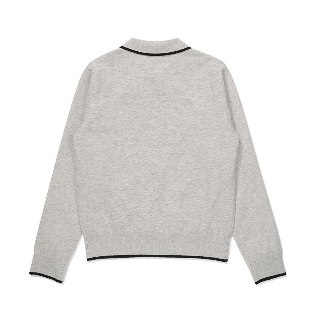MALBON GOLF Women'S Windproof Knit Melange Gray (Woman)