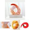 Tcmy Fashion Peeled Prawns Plush U Neck Pillow For Travel And Nap Shrimp Cushion Jelly Toy