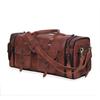 Personalized Handcrafted Leather Weekender Bag for Men Travel Overnight Monogram Duffel Groomsmen Gift