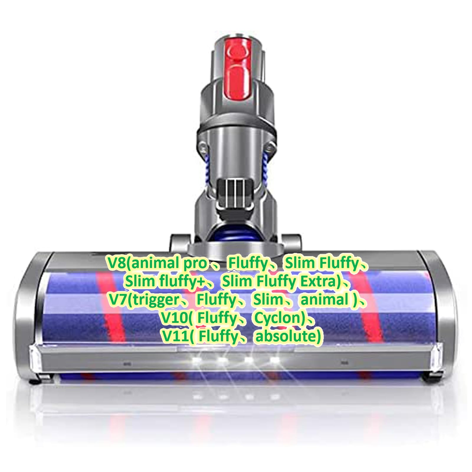 

Насадка Ashigodou Dyson Head V8 Slim V7 Slim з м яким роликом сумісна з V7 V8 V10 V11 sv10 sv11 sv12 sv14 Motor Dyson Slim не сумісний