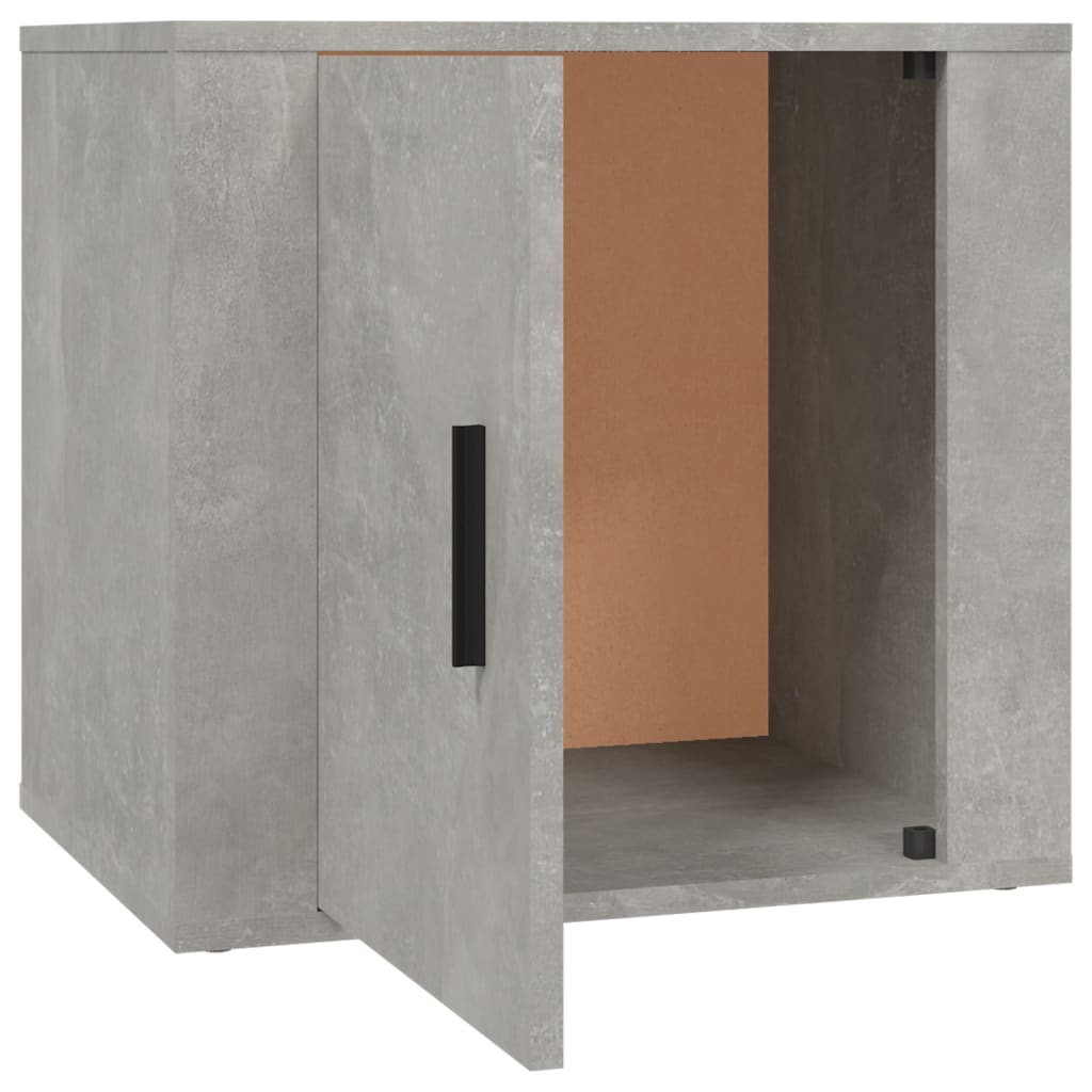 Nightstand Concrete Grey 50x39x47 Cm