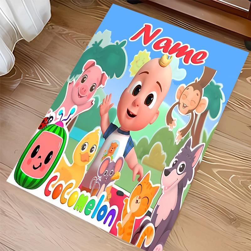 Custom personalization CoComelon - Dance Party Print Area Rug - Soft, Washable Non-Slip Indoor Mat,Living Room,Home&Office Decorative Rug