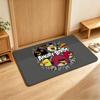 Game A-angry B-Birds Floor Mat Soft Flannel Floor Mat  Suitable for Entryways, Living Rooms, Bedrooms, and Bathrooms