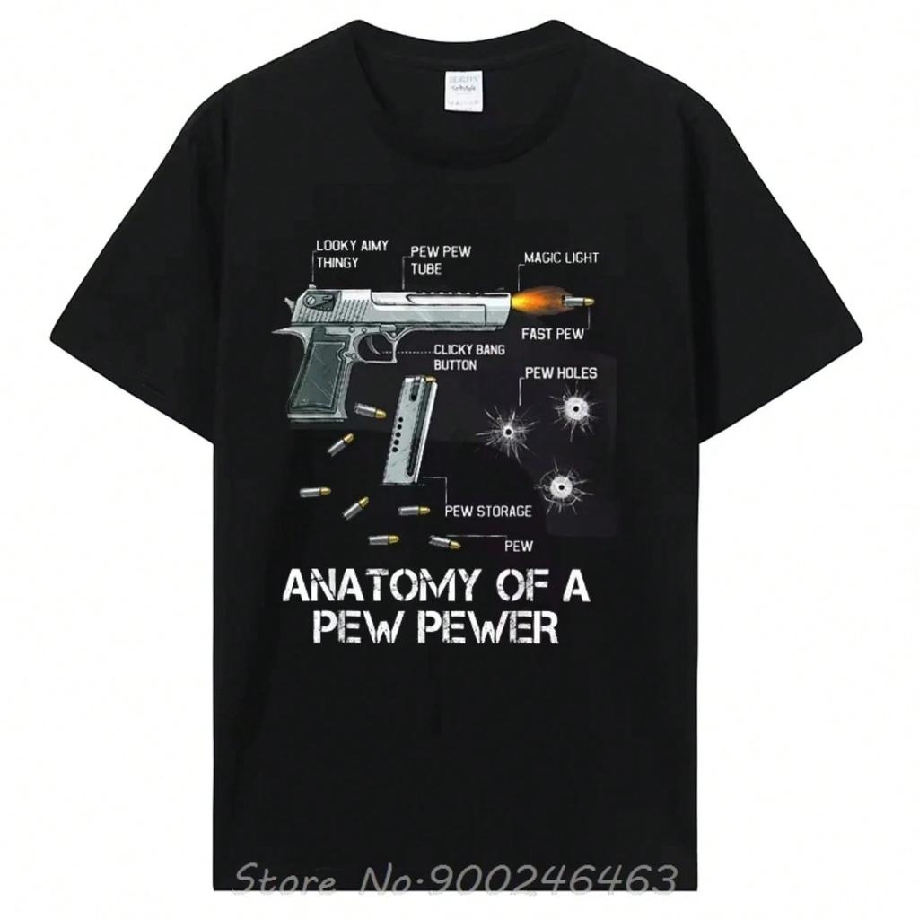 Oversized Anatomy Of A Pew Pewer Ammo Gun Aunisexdunisext Meme Lovers Eagle T-Shirt Cotton Unisex O-Neck Tshirt Fitness T Shirt