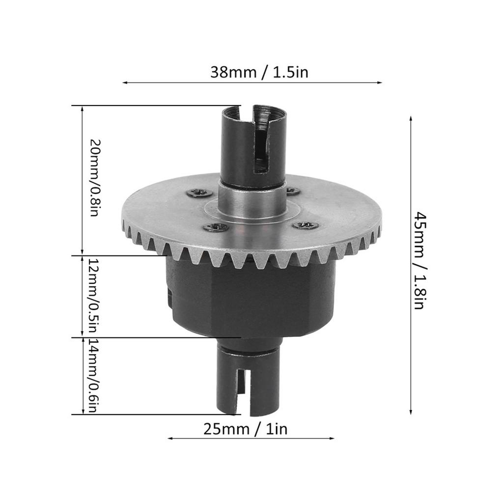Differential Gear Upgrade Accessory Fit for HSP 94123   94111   94188   1 10 RC Car