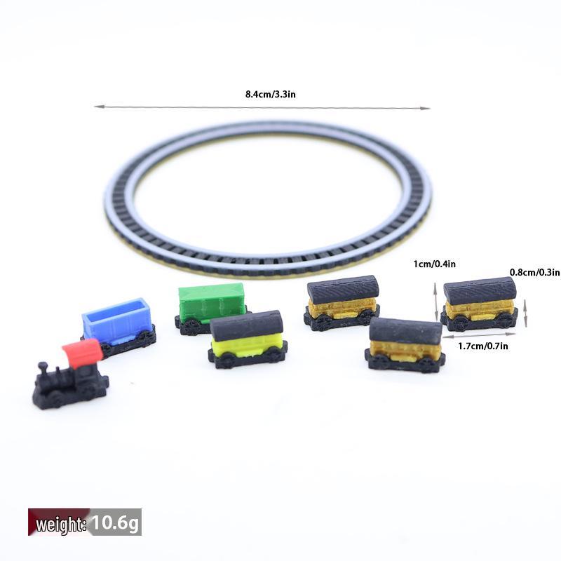 

Mini Train Track & Dollhouse Decor - Children s Playhouse Ornaments & Photography Props