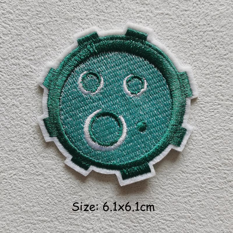 Alien Planet Rocket Patch Iron On Embroidered Sew On Sun Astronaut Jet Aircraft Meteorite Patch Fabric New Heat Transfer Garment Accessory DIY