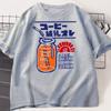 Japanese Style Juice Pure Cotton Cartoon Printed Men's and Women's Fashion Trend T-shirt Summer New Personalized T-shirt
