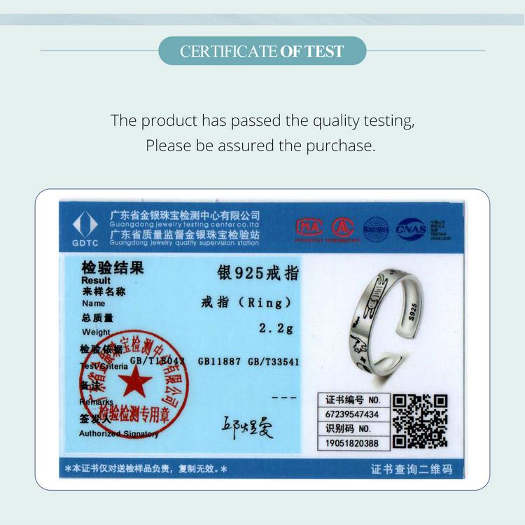 WOSTU 925 Sterling Silver Zlatý retrívr Psí nastavitelné prsteny pro ženy Krásný 3D prsten pro domácí mazlíčky se zvířaty Dívka k narozeninám rodinný dárek