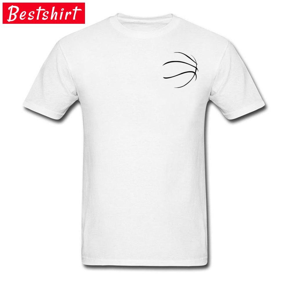 Black Basketballer Soccer Outline Bargraph Mens T Shirts Tacos Est Simple Style Loose Judo White Tshirt
