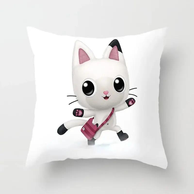 45X45cm Kids Gabbys Dollhouse Gabby Cats Pillowcase