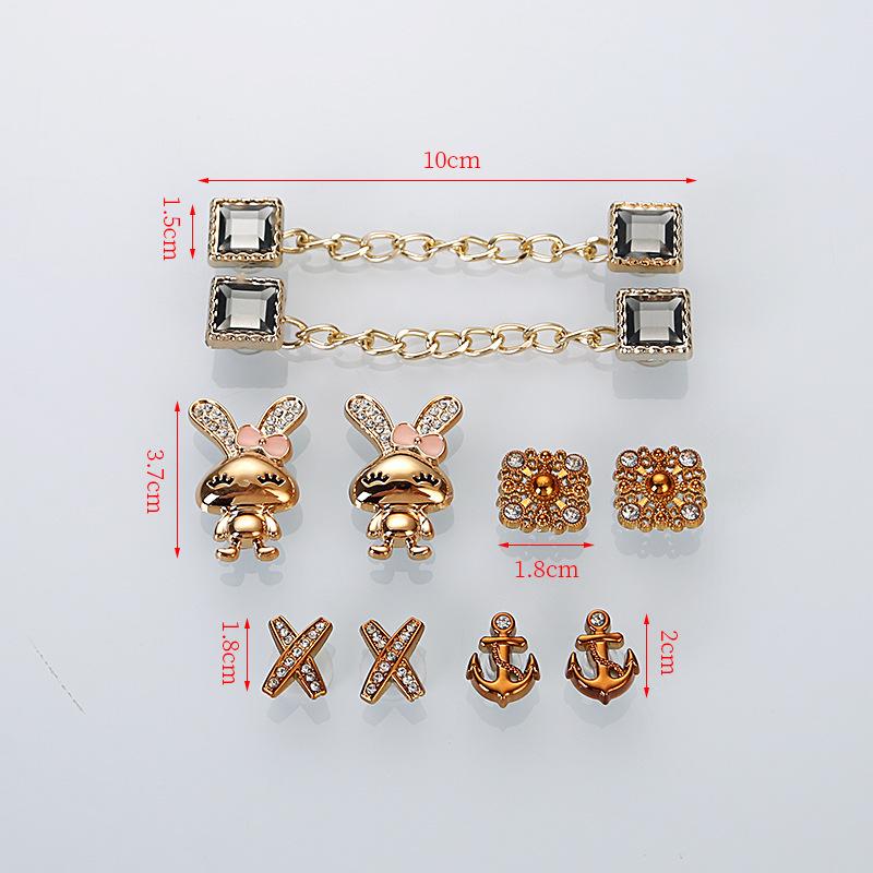 Rabbit Chain Crocs Shoe Decoration Buckle & Flower Accessory