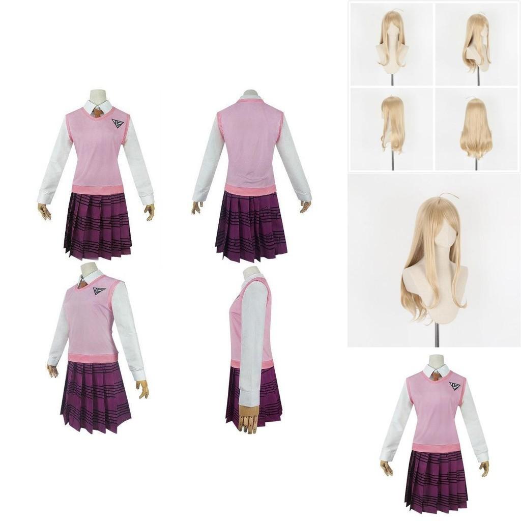 Danganronpa V3 Akamatsu Kaede Cosplay Costume Full Set Exquisite Uniform Design