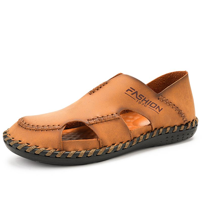 Модная кожаная мужская обувь — фото 8