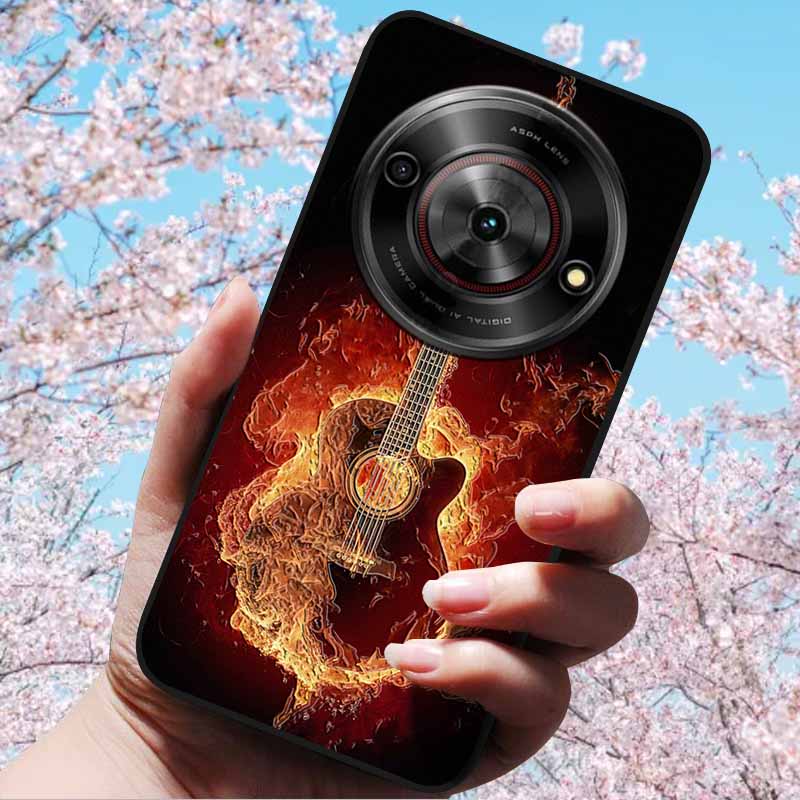 For ZTE Blade A75 5G 6.6" Cases 3D Relief Flower Soft Silicone Luxury Cover for ZTE Blade A75 5G 3D Phone Cases ZTE Blade Z2357N