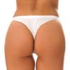 Womens Glossy Solid Color Low Rise Briefs Elastic Waistband Underwear