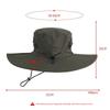 Summer Outdoor Extra-large Brim Hiking and Fishing Sun Hat, Sun Protection Breathable Windproof Sunshade High Temperature Resistant Fisherman Hat