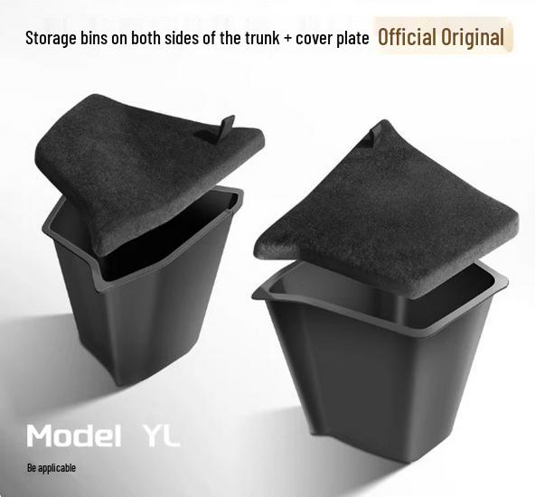 Tesla Model Y3 Górny Schowek Bagażnika z Bocznymi Przegródkami