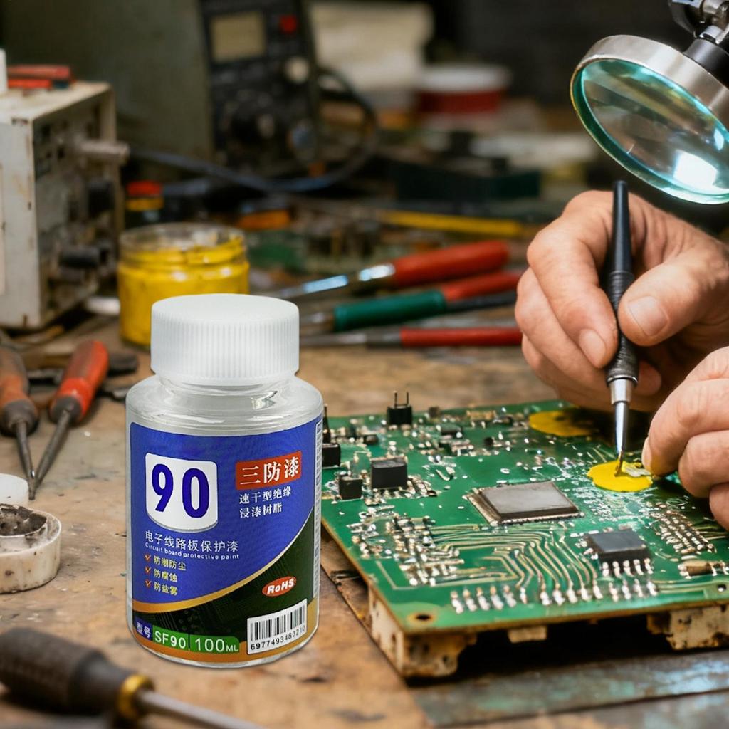 Waterproof Clear Conformal Coating Moisture Proof PCB Circuit Board Protective Paint Electronic Repair Insulation Sealant