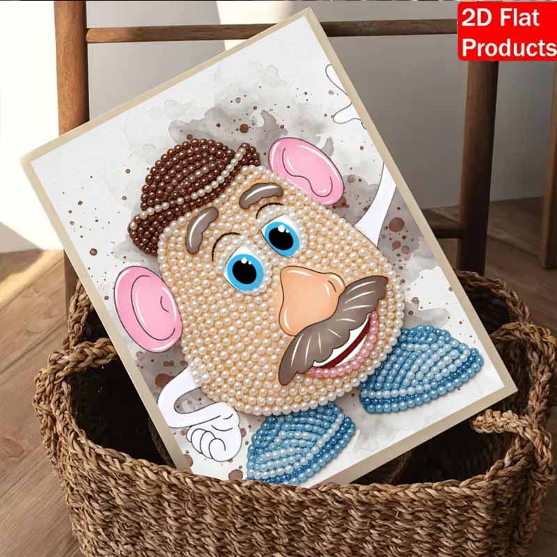 Disney DIY Pearl Art Painting Toy Story Mr. Potato Home Wall Decoration Pearl Gemstone Painting Pictures Crafts Home Decoration