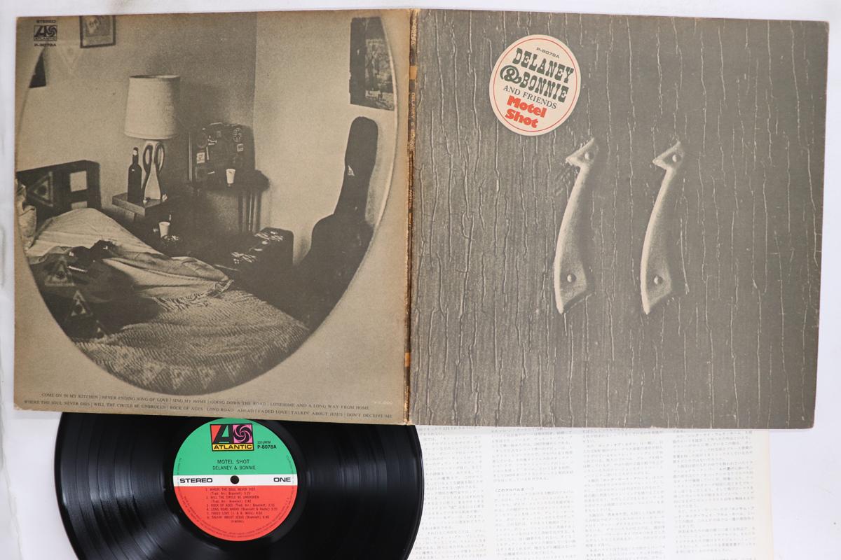 

LP Record DELANEY BONNIE Motel Shot P8078A ATLANTIC 1971 Japan Rock Used
