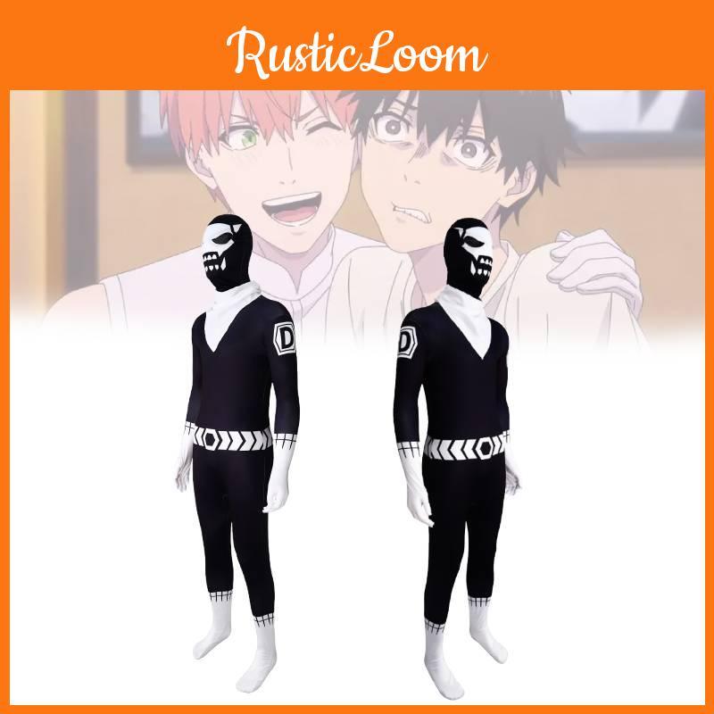 Ranger Reject Cosplay Costume Cartoon Jumpsuits Halloween Party Performance