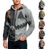 Herren Kapuzenpullover Farbe Lockerer Schnitt Freizeit mit Tasche und Kordelzug