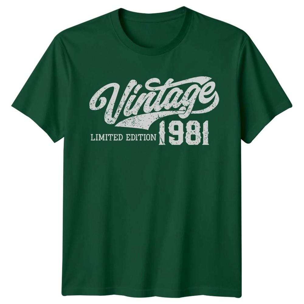 Vintage 1981 Limited Edition 45th Birthday Unisexs TShirt S