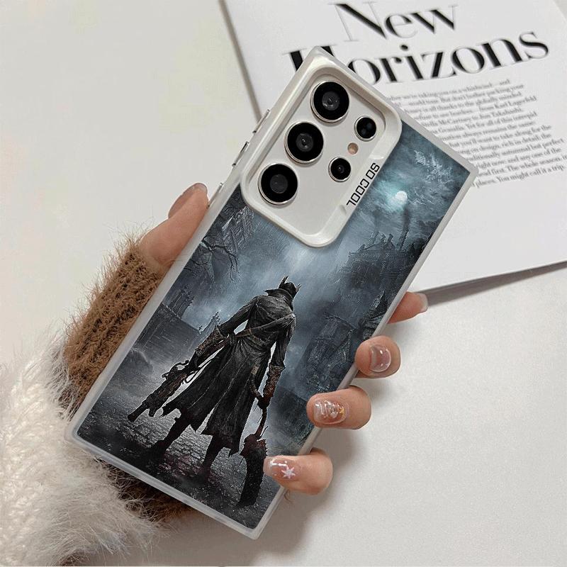 B-Bloodborne Spiel Weiche Handyhülle für Samsung Galaxy S24 S25 FE S26 Edge S23 Ultra S22 Plus S21 + Stoßfeste Hülle Rückschale