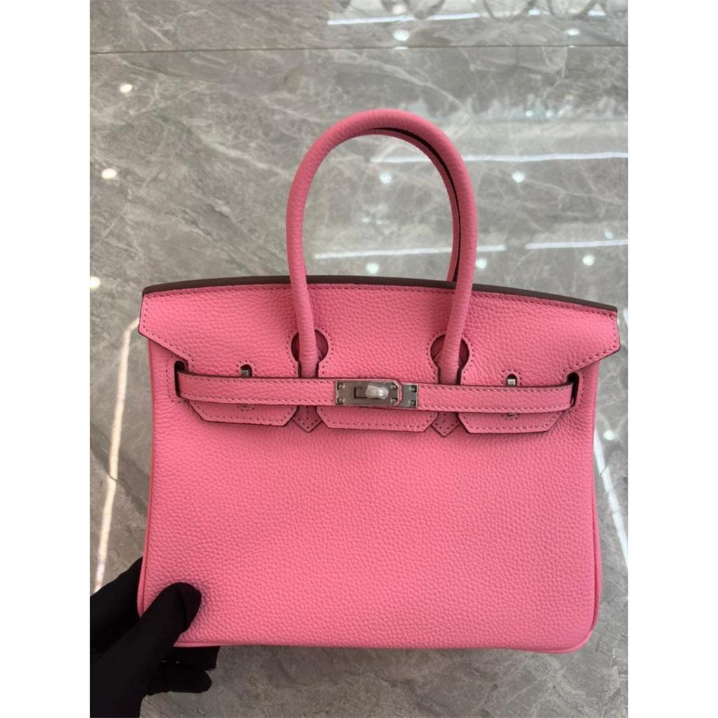 Mode erste Schicht Rindsleder Togo Platin Tasche Damen Silberne Schnalle High-End Handtasche Vielseitige Schulter Umhängetasche