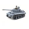 Full Crown Building Set 100242 Tiger I Heavy Tank Model WWII Military Series Assembly Toy Boys' Gift