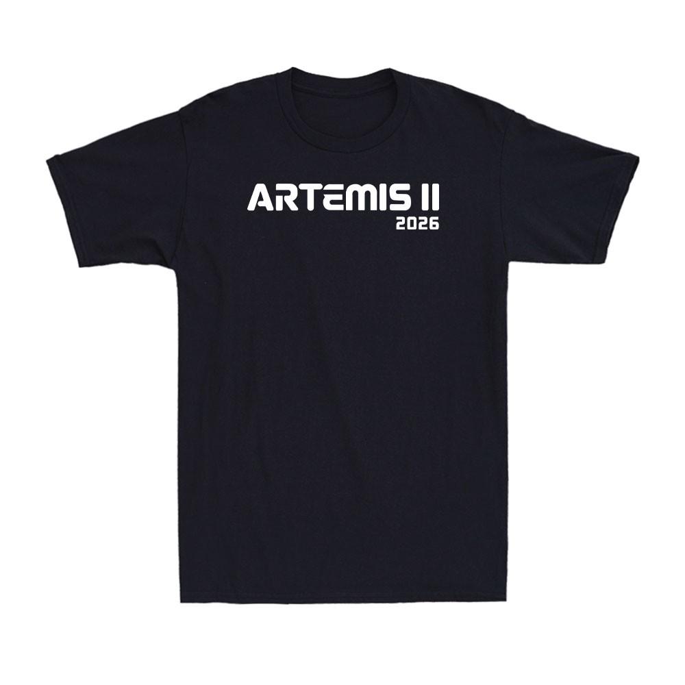 Artemis II Launch Back to the Moon 2026 Space Novelty Men s T-Shirt S