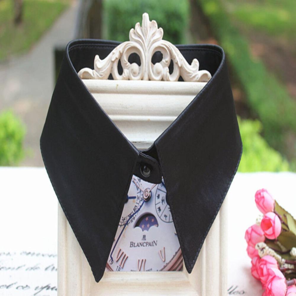 Fake Collar Ladies Women Adult Detachable Lapel Shirt Fake Collar Fashion Solid Color False Blouse Neckwear Clothing Accessorie