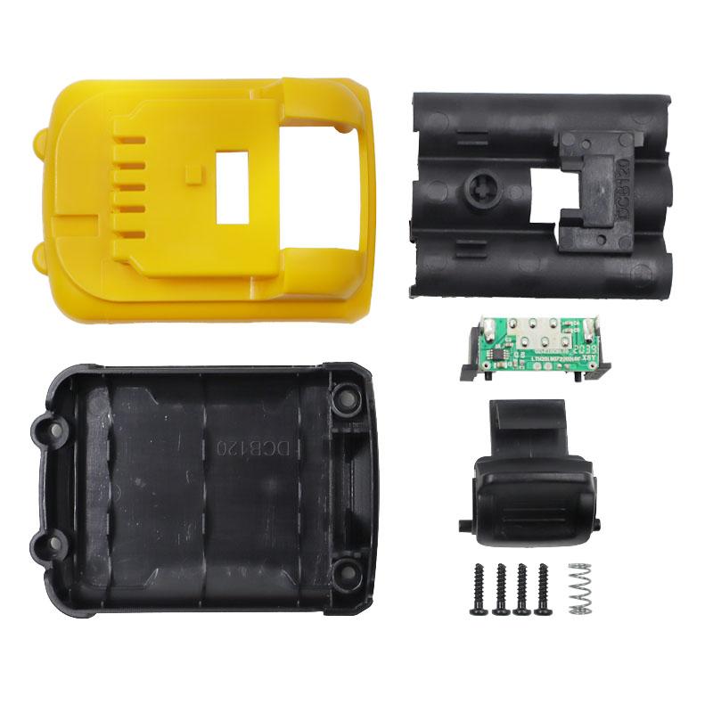 DCB120 Battery Plastic Case PCBA Charging Protection Circuit Board Box For DeWalt 10.8V 12V Li-ion Battery Dcb125 Dcb127 Shell