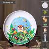 DIY Mosaic Plate Painting Kit: Creative Parent-Child Educational Ornament for Kindergarten