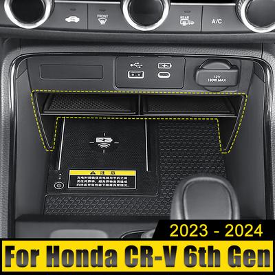 ABS Carro Console Central Caixa de Armazenamento Organizador Recipientes Tampa Estojo Acessórios Para Honda CR-V CRV 6ª Geração 2024 2024 2025 Híbrido