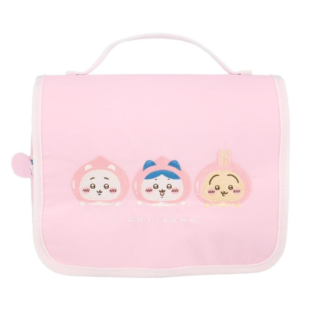 SHOBIDO Chiikawa Hanger Pouch Original Design Peach Series Chiikawa Nagano Wall Hanging Pouch