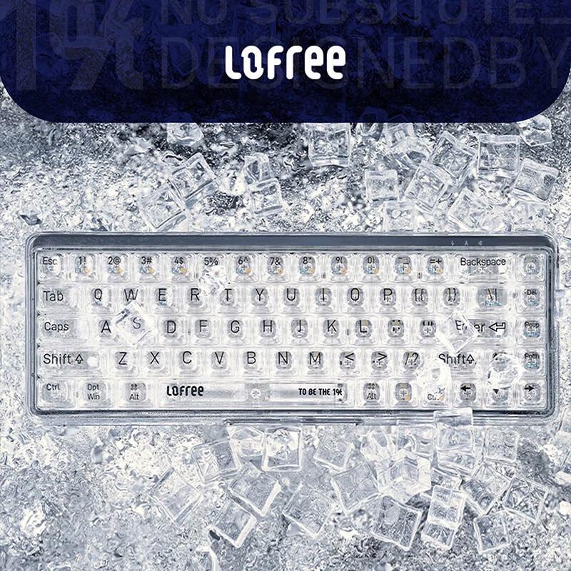 

LOFREE Transparent 1% Dual-Mode Wireless Mechanical Keyboard