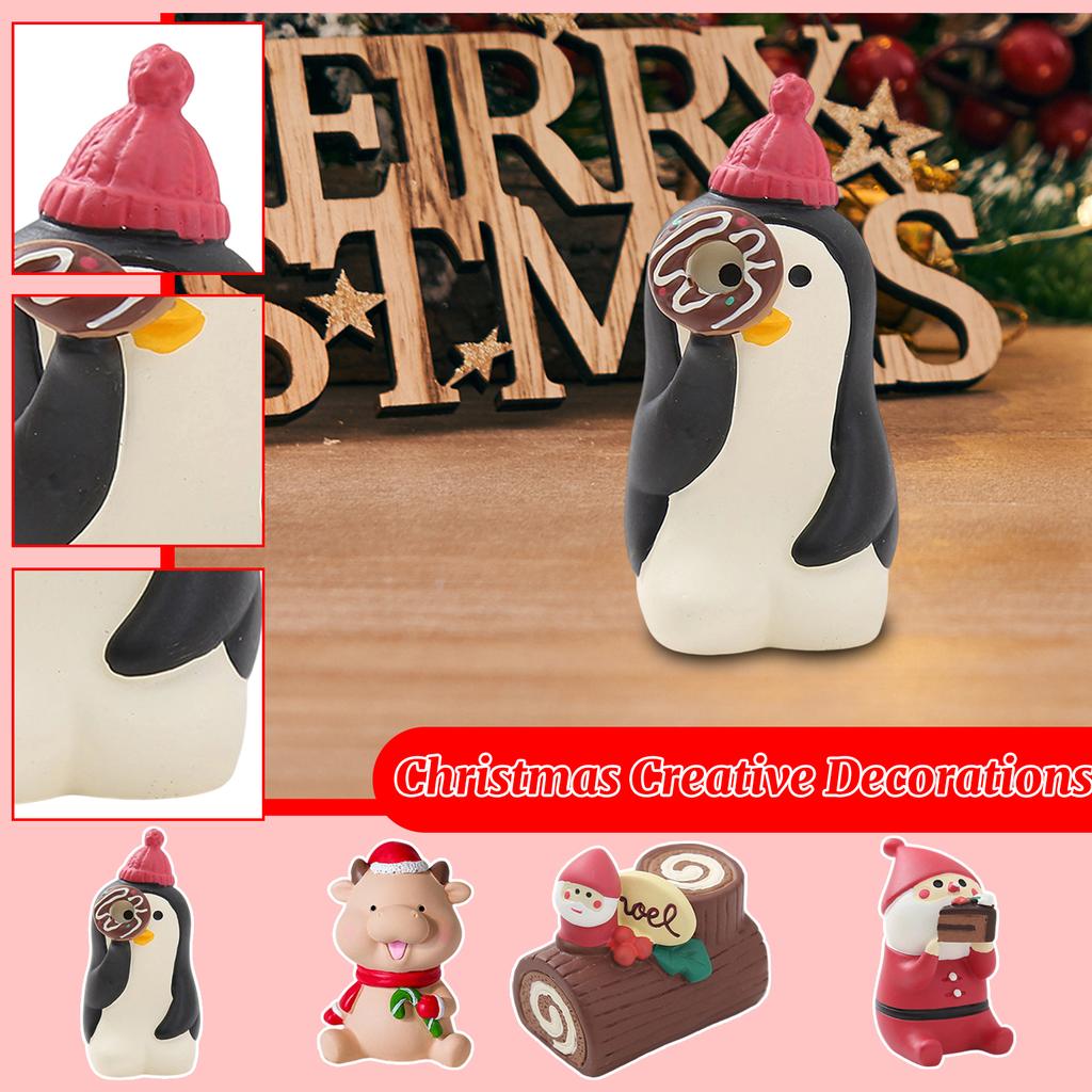 Vánoční kreativní dekorace Vánoční ozdoby Přívěsky Stolní pryskyřičné ozdoby Rozložení scény