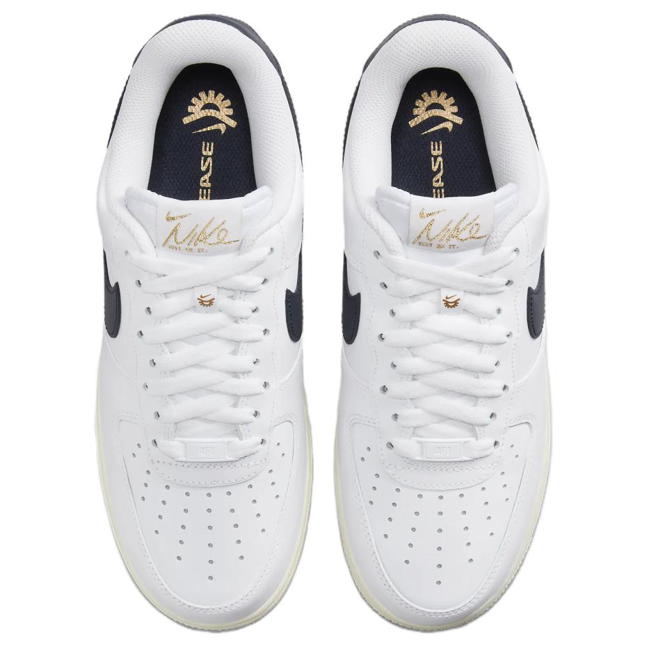 Nike  Air Force 1 07 FlyEase Olympic Women Sneakers White Pale-Ivory Metallic-Gold HJ9122-100